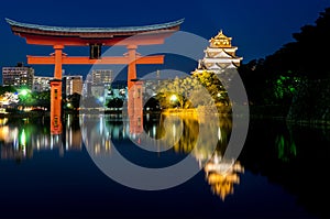 Hiroshima City night Light