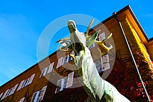 Hirsch (1954)Sculpture by Heinrich DÃÂ¼ll and Georg Pezold on Hildebrandstrasse photo