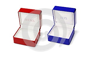 His and Hers Jewellery Boxes photo