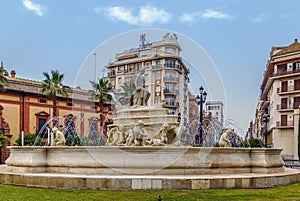 Hispalis Fountain, Seville, Spain