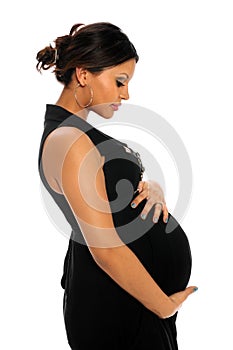 Hispanic Pregnant Woman photo