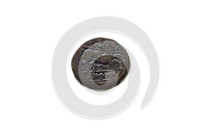 Hispanic-Roman bronze Aes coin belonging to Tamusia photo