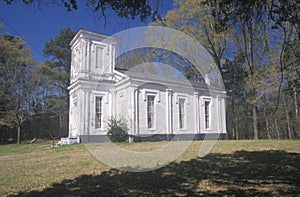 Historic 1826 Bethel Presbyterian Church in deep South of MS