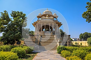 Historic 84 pillared Cenotaph in Bundi, Rajasthan, India