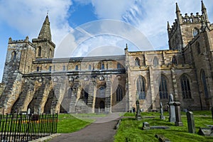 The historic Abbey Church Dunfermline