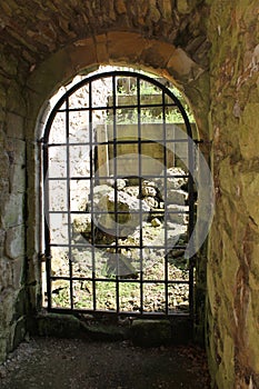 Historic abbey ruins - gate