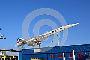Air France Concorde Passenger Jet Museum Display