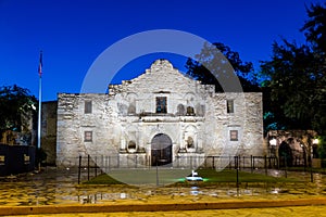 The Historic Alamo, San Antonio, Texas.