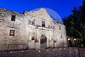 The Historic Alamo, San Antonio, Texas.