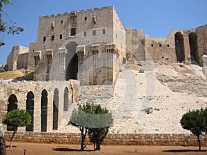 Historic Allepo Citadel Syria photo