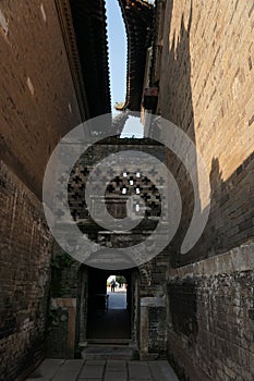 Historic alley in Henan, China