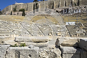 Historic amphitheatre around the Acropolis, Athens