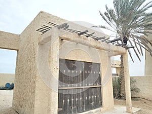 Historic Arab Building at the Dessert Area of Qatar