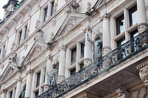 Historic architecture, Hamburg Town-hall