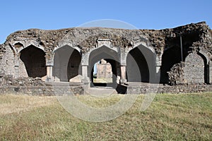 Historic architecture, lal sarai, mandu, madhya pradesh, india. photo