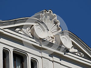 Historic architecture in Madrid. Spain.