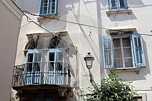 Historic architecture of Piran, Slovenia.