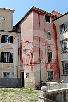 Historic architecture of Piran, Slovenia.