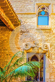 Historic architecture windows and decorations