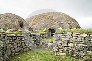 Historic Arnol Blackhouse, Isle of Lewis, Scotland photo
