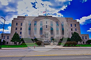 Historic Art Deco Macon County Courthouse Downtown Decatur IL