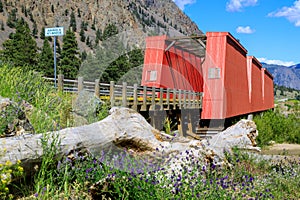 Historic Ashnola Covered Bridge Keremeos photo