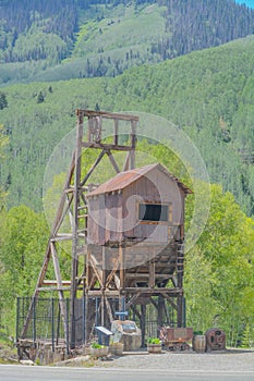 The Historic Atlantic Cable Mine was used to mine metals and minerals in the Pioneer Mining District of Rico, Colorado