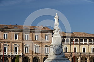 Historic square of Forli, Emilia Romagna