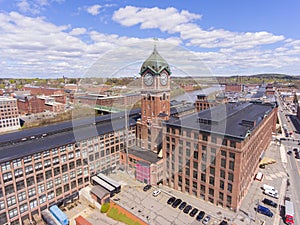 Historic Ayer Mills in Lawrence, Massachusetts, USA