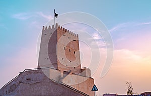 The historic Barzan Tower in Doha, Qatar, Middle East