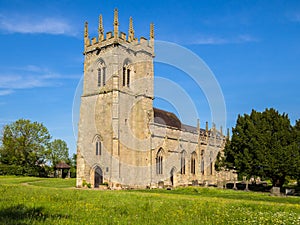 Historic Battlefield Church in Shrewsbury, England