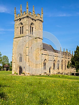 Historic Battlefield Church in Shrewsbury, England