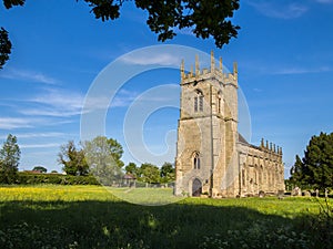 Historic Battlefield Church in Shrewsbury, England