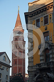 Old San Gottardo belfry in Milan photo
