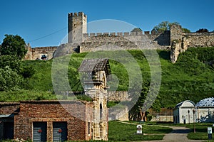 Historic Belgrade Fortress Kalemegdan in Belgrade