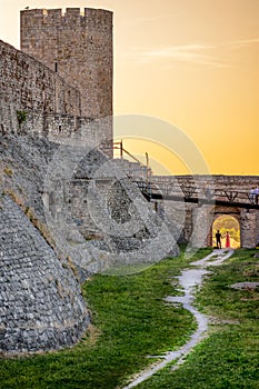 Historic Belgrade Fortress Kalemegdan in Belgrade