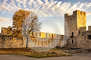 Historic Belgrade Fortress Kalemegdan in Belgrade, the capital of Serbia