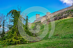 Historic Belgrade Fortress Kalemegdan in Belgrade, Serbia