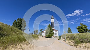 Historic Big Sable point light house , Michigan