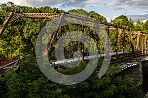 Historic Black Truss bridge Restoration / Renovation / Construction - Catskill, New York