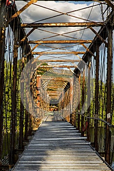 Historic Black Truss bridge Restoration / Renovation / Construction - Catskill, New York