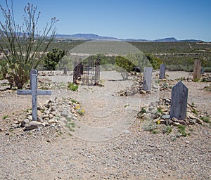 Boot Hill Graveyard In Tombstone Arizona photo