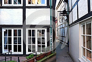 Small Alley in Historic Schnoor Neighborhood photo