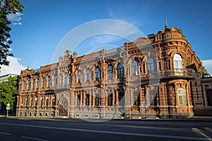 Historic brick building of art school