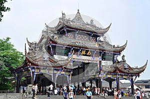 Historic Bridge in Dujiangyan, Sichuan, China