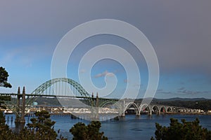 Historic bridge of Newport Oregon