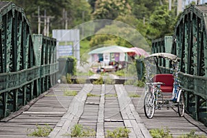 The historic bridge in Pai