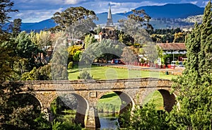 Historic bridge of Richmond in Tasmania