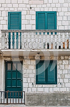 Historic building architecture texture old arch terrace