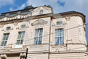 Historic building in Bratislava, Slovakia.